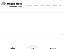 Tablet Screenshot of haggierandzimbabwe.com